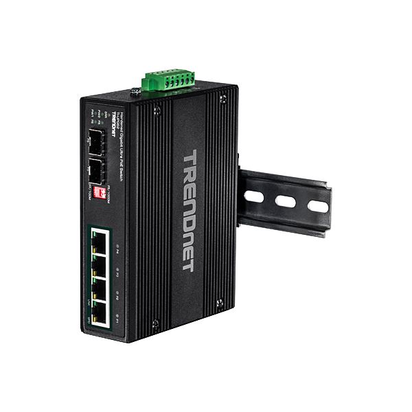 Trendnet TI-UPG62 netwerk-switch Unmanaged L2 Gigabit Ethernet (10/100/1000) Power over Ethernet (PoE) Zwart (TI-UPG62)