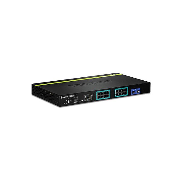 Trendnet TPE-1620WS netwerk-switch Managed L2 Gigabit Ethernet (10/100/1000) Power over Ethernet (PoE) 1U Zwart (TPE-1620WS)