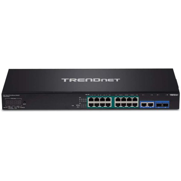 Trendnet TPE-3018LS netwerk-switch Managed Gigabit Ethernet (10/100/1000) Power over Ethernet (PoE) 1U Zwart (TPE-3018LS)