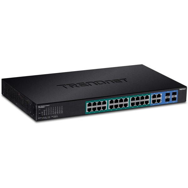 Trendnet TPE-5028WS netwerk-switch Managed Gigabit Ethernet (10/100/1000) Power over Ethernet (PoE) 1U Zwart (TPE-5028WS)