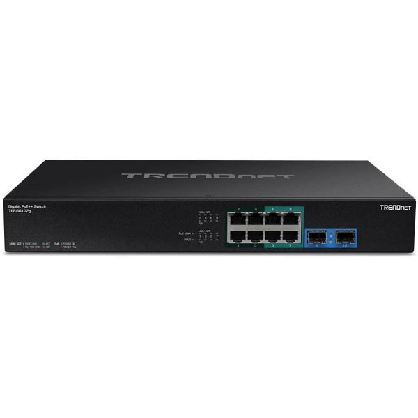 Trendnet TPE-BG102G netwerk-switch Unmanaged Gigabit Ethernet (10/100/1000) Power over Ethernet (PoE) 1U Zwart (TPE-BG102G)