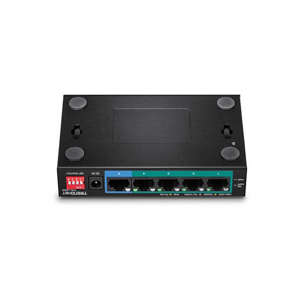 Trendnet TPE-LG50 netwerk-switch Unmanaged Gigabit Ethernet (10/100/1000) Power over Ethernet (PoE) Zwart (TPE-LG50)