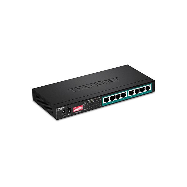 Trendnet TPE-LG80 netwerk-switch Unmanaged Gigabit Ethernet (10/100/1000) Power over Ethernet (PoE) Zwart (TPE-LG80)