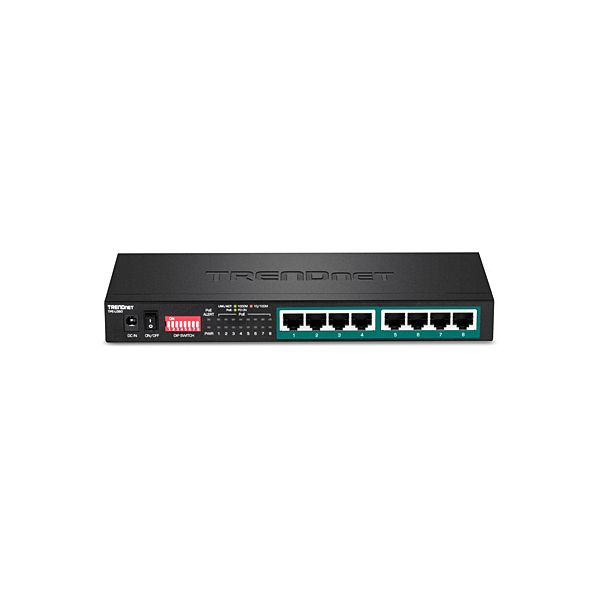 Trendnet TPE-LG80 netwerk-switch Unmanaged Gigabit Ethernet (10/100/1000) Power over Ethernet (PoE) Zwart (TPE-LG80)