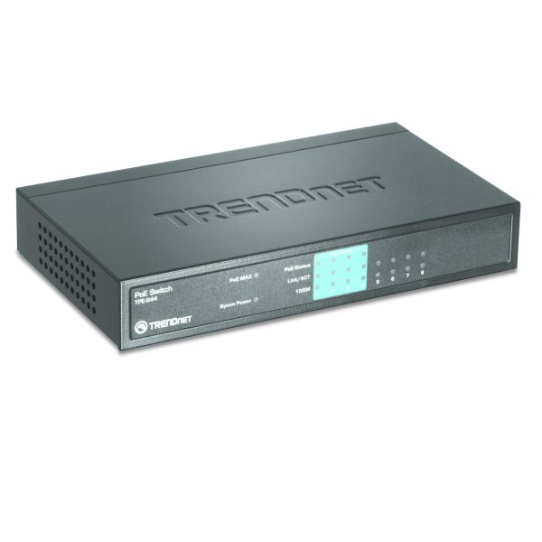 Trendnet TPE-S44 netwerk-switch Unmanaged Power over Ethernet (PoE) Blauw (TPE-S44)