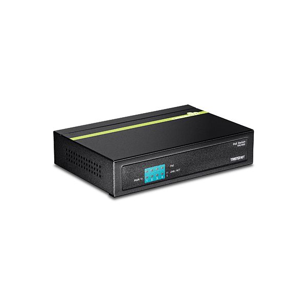 Trendnet TPE-S50 netwerk-switch Unmanaged L2 Fast Ethernet (10/100) Power over Ethernet (PoE) Zwart (TPE-S50)