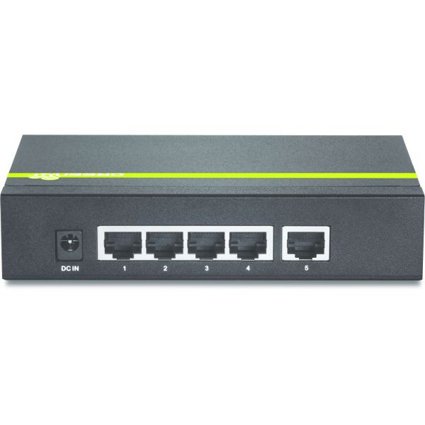Trendnet TPE-TG50g Unmanaged Gigabit Ethernet (10/100/1000) Power over Ethernet (PoE) Zwart (TPE-TG50G)