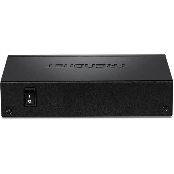 Trendnet TPE-TG51G netwerk-switch Gigabit Ethernet (10/100/1000) Power over Ethernet (PoE) Zwart (TPE-TG51G)