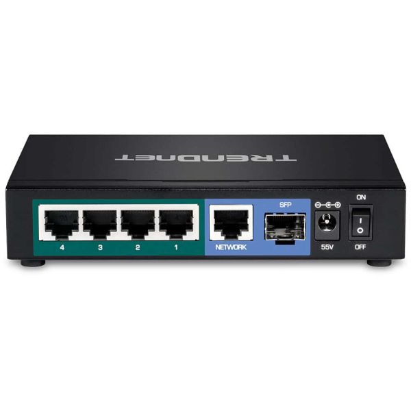 Trendnet TPE-TG611 netwerk-switch Gigabit Ethernet (10/100/1000) Power over Ethernet (PoE) Zwart (TPE-TG611)