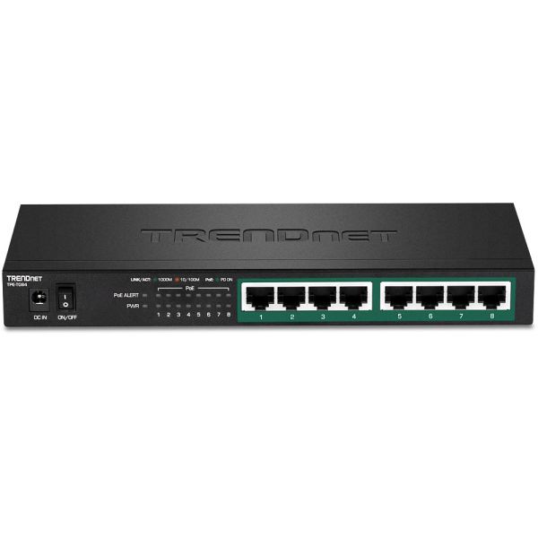 Trendnet TPE-TG84 netwerk-switch Unmanaged Gigabit Ethernet (10/100/1000) Power over Ethernet (PoE) Zwart (TPE-TG84)