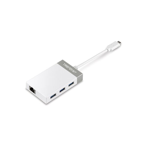 Trendnet TUC-ETGH3 notebook dock & poortreplicator USB 3.2 Gen 1 (3.1 Gen 1) Type-C Grijs, Wit (TUC-ETGH3) Trendnet TUC-ETGH3 notebook dock & poortreplicator USB 3.2 Gen 1 (3.1 Gen 1) Type-C Grijs, Wit (TUC-ETGH3)
