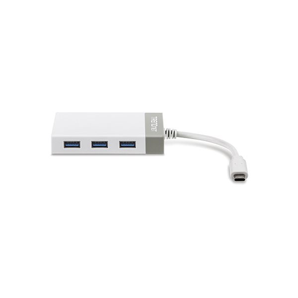 Trendnet TUC-ETGH3 notebook dock & poortreplicator USB 3.2 Gen 1 (3.1 Gen 1) Type-C Grijs, Wit (TUC-ETGH3)