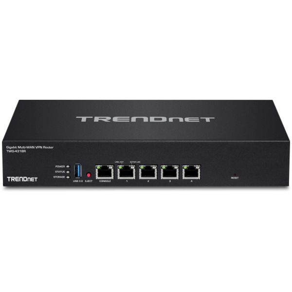 Trendnet TWG-431BR bedrade router Zwart (TWG-431BR)