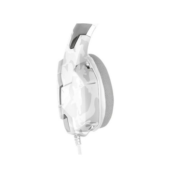 Trust GXT 322W Carus - Gaming Headset voor PS4 en PC - Wit/Grijs Camouflage (20864)