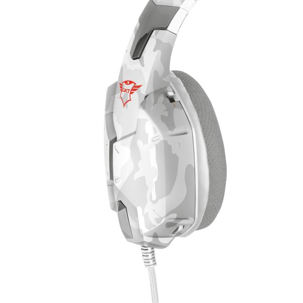 Trust GXT 322W Carus - Gaming Headset voor PS4 en PC - Wit/Grijs Camouflage (20864) Trust GXT 322W Carus - Gaming Headset voor PS4 en PC - Wit/Grijs Camouflage (20864)