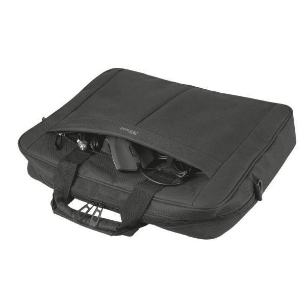 Trust Primo | Laptop Schoudertas | 16 inch | Zwart (21551)