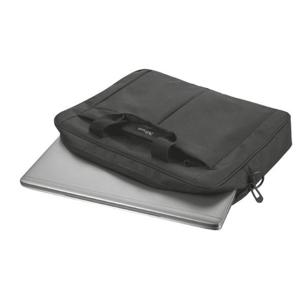 Trust Primo | Laptop Schoudertas | 16 inch | Zwart (21551)