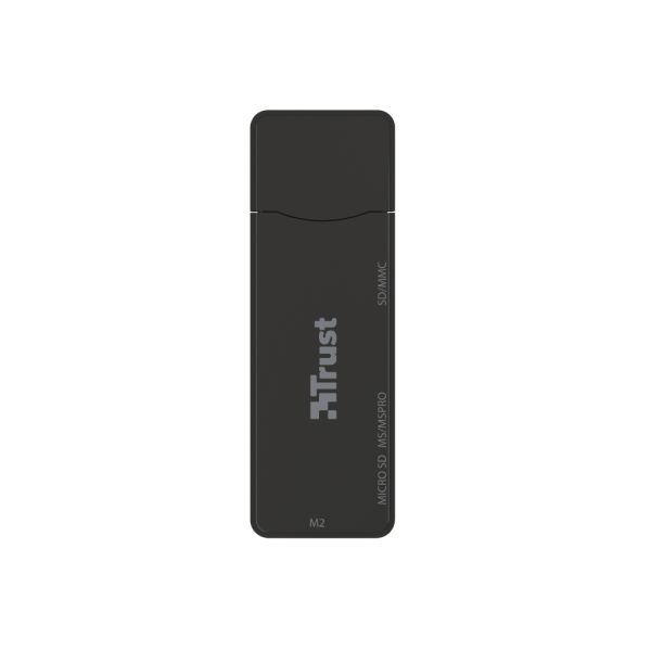Trust Nanga | USB 3.1 Kaartlezer | Micro SD Card - SD Card - M2 Card - MS Card | Compact | 5 Gbps (21935)