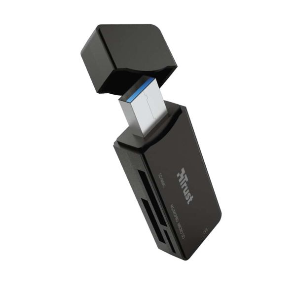 Trust Nanga | USB 3.1 Kaartlezer | Micro SD Card - SD Card - M2 Card - MS Card | Compact | 5 Gbps (21935)