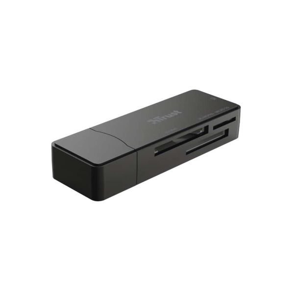 Trust Nanga | USB 3.1 Kaartlezer | Micro SD Card - SD Card - M2 Card - MS Card | Compact | 5 Gbps (21935)