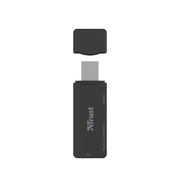 Trust Nanga | USB 3.1 Kaartlezer | Micro SD Card - SD Card - M2 Card - MS Card | Compact | 5 Gbps (21935)