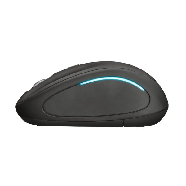 Trust YVI FX DRAADLOZE MUIS ZWART (22333) Trust YVI FX DRAADLOZE MUIS ZWART (22333)
