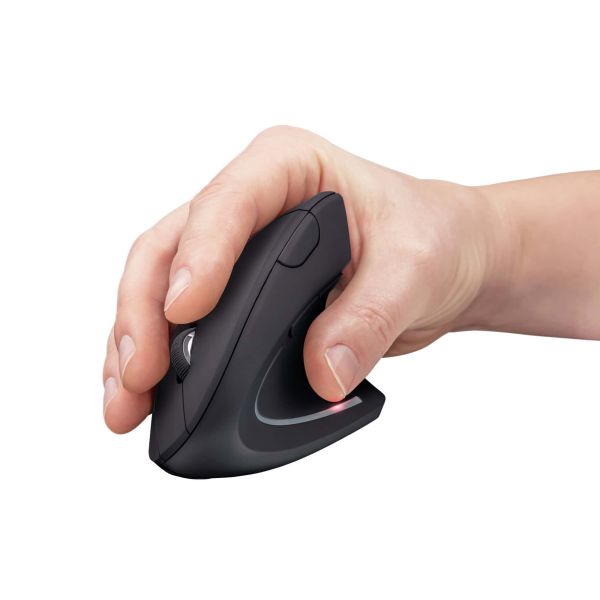 Trust Verto | Ergonomische Muis | DRAADLOZE | Verticaal | Grijs (22879) Trust Verto | Ergonomische Muis | DRAADLOZE | Verticaal | Grijs (22879)