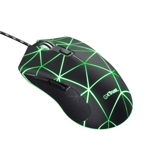 Trust GXT 133 Locx Gaming Muis - Multi Color LED (22988)