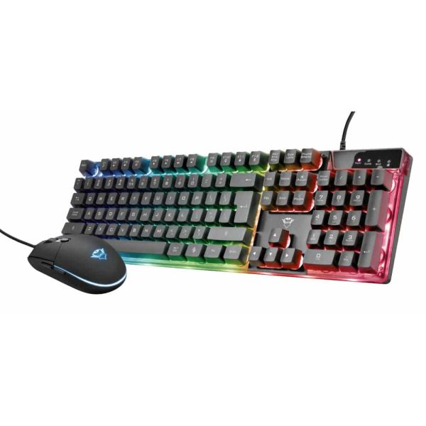 Trust GXT 838 Azor - Gaming Toetsenbord & Muis - Qwerty - Zwart (23289)