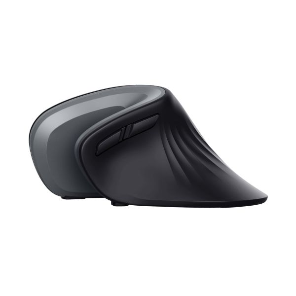 Trust Verro Ergonomische draadloze muis – ergonomische muis – draadloze muis – verticaal ontwerp – Rechtshandig – Zwart (23507)