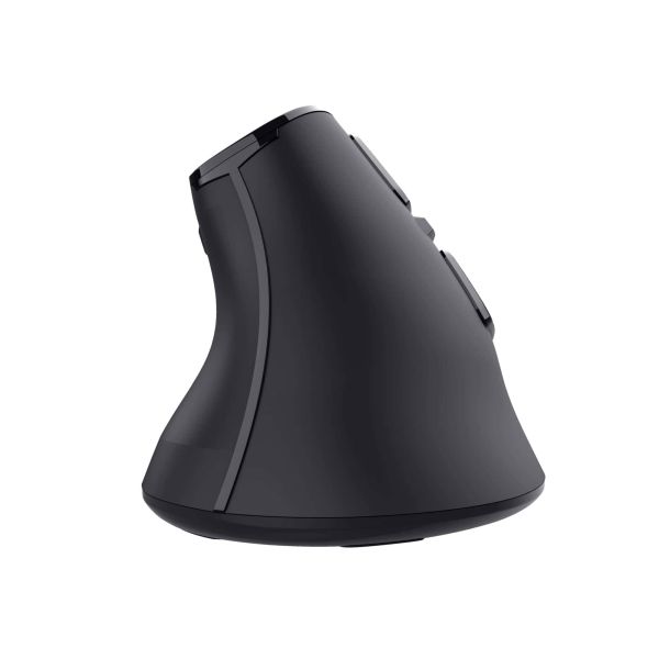 Trust Voxx Draadloze oplaadbare ergonomische muis – Ergonomische muis – Draadloze muis – Oplaadbare muis – LED‑display – Zwart (23731) Trust Voxx Draadloze oplaadbare ergonomische muis – Ergonomische muis – Draadloze muis – Oplaadbare muis – LED‑display – Zwart (23731)