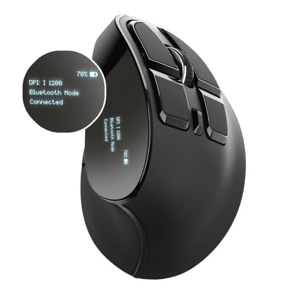 Trust VOXX ERGONOMISCHE OPLAADBARE MUIS (23731)