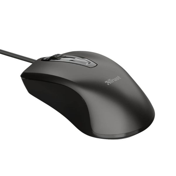 Trust Carve - Optische USB Muis - Zwart (23733) Trust Carve - Optische USB Muis - Zwart (23733)