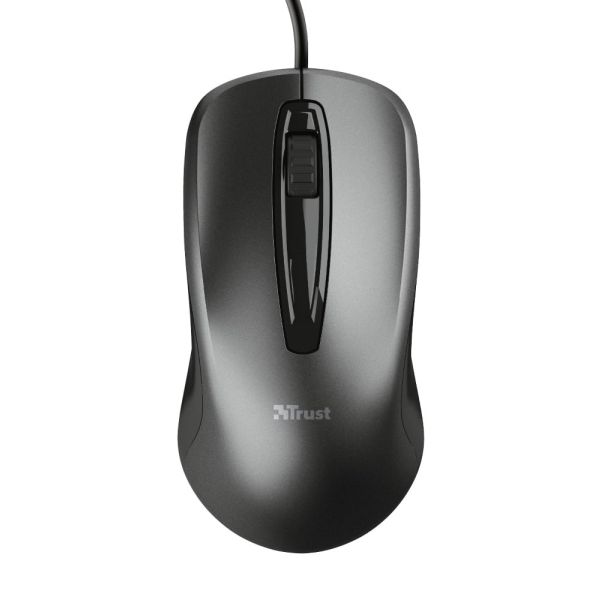 Trust Carve - Optische USB Muis - Zwart (23733) Trust Carve - Optische USB Muis - Zwart (23733)