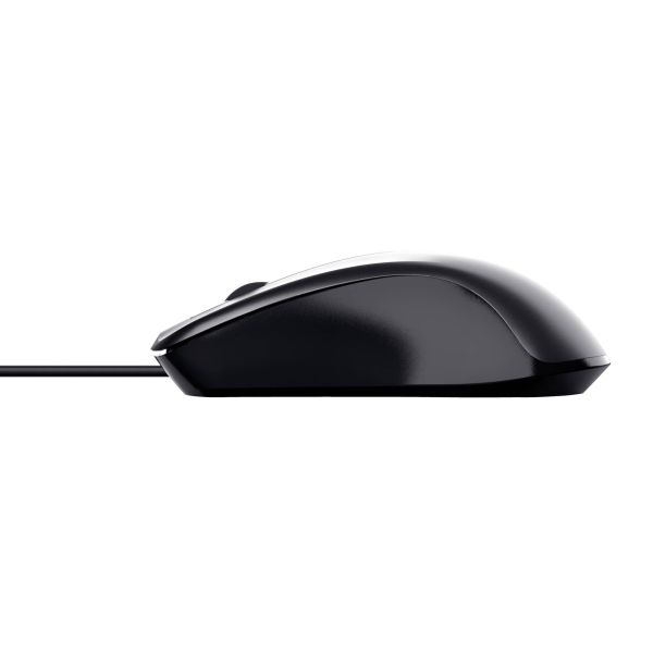 Trust Carve Bekabelde Optische Muis - muis – bedrade USB‑muis – zwart (23733)