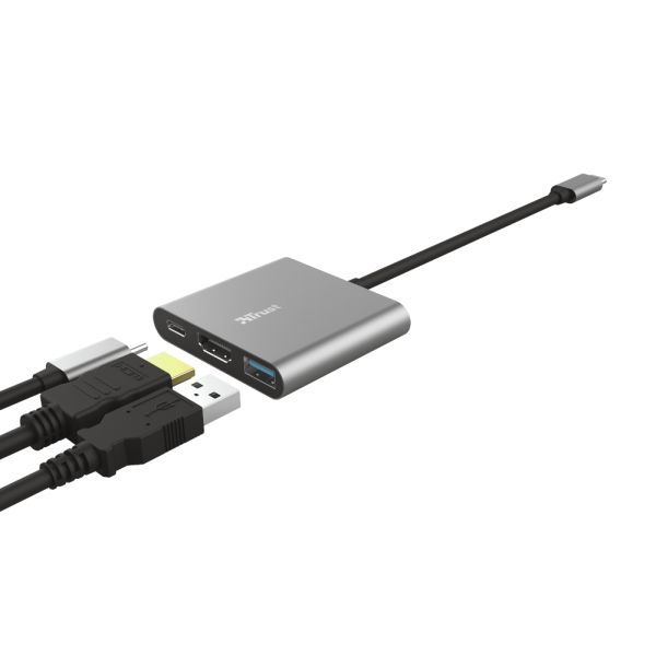 Trust DALYX 3-IN-1 USB-C ADAPTER (23772)
