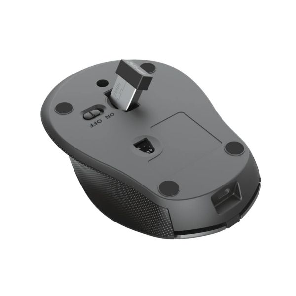 Trust Zaya Oplaadbare Draadloze Muis - Compacte muis – Oplaadbaar – 4 knoppen – Zwart (23809)