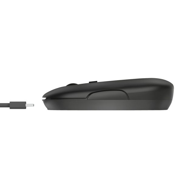 Trust Puck muis Ambidextrous RF-draadloos + Bluetooth Optisch 1600 DPI (24059)
