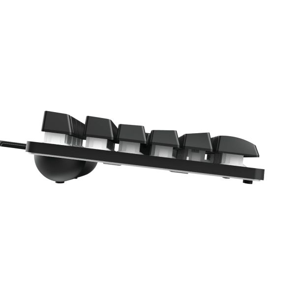 Trust GXT 833 Thado toetsenbord USB Duits Zwart, Zilver (24068)