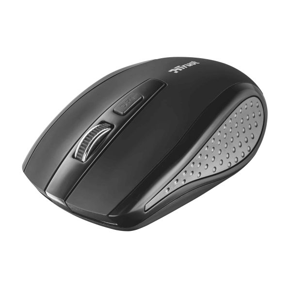 Trust Qoby toetsenbord Inclusief muis RF Draadloos QWERTY Scandinavisch Zwart (24107)