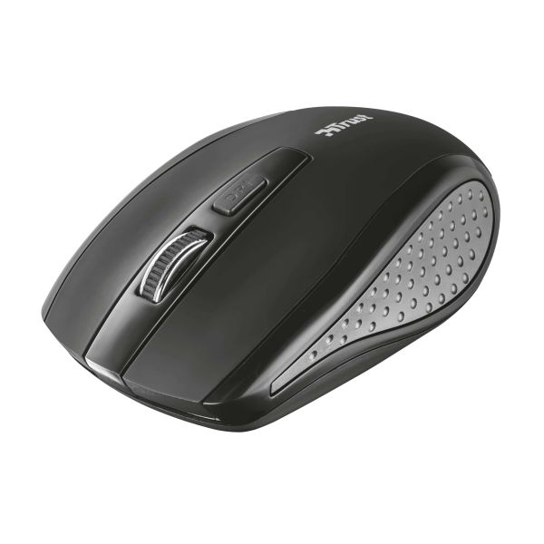 Trust Qoby toetsenbord Inclusief muis RF Draadloos QWERTY Scandinavisch Zwart (24107)