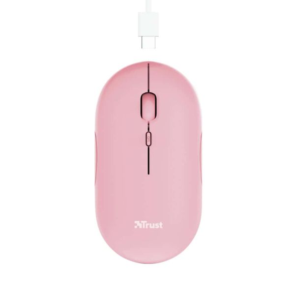 Trust Puck muis Kantoor Ambidextrous RF-draadloos + Bluetooth Optisch 1600 DPI (24125)
