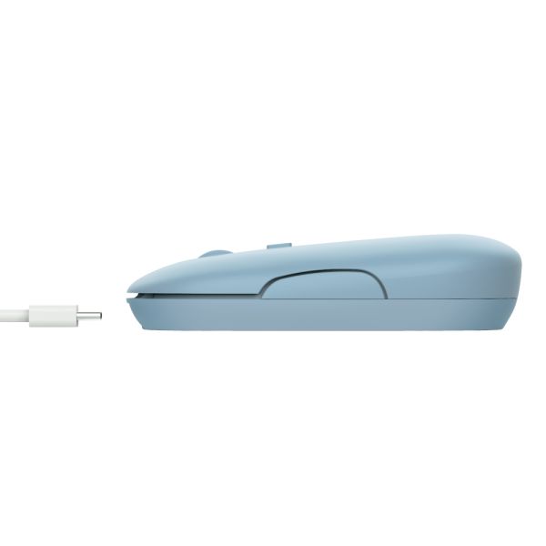 Trust Puck muis Ambidextrous RF-draadloos + Bluetooth 1600 DPI (24126)