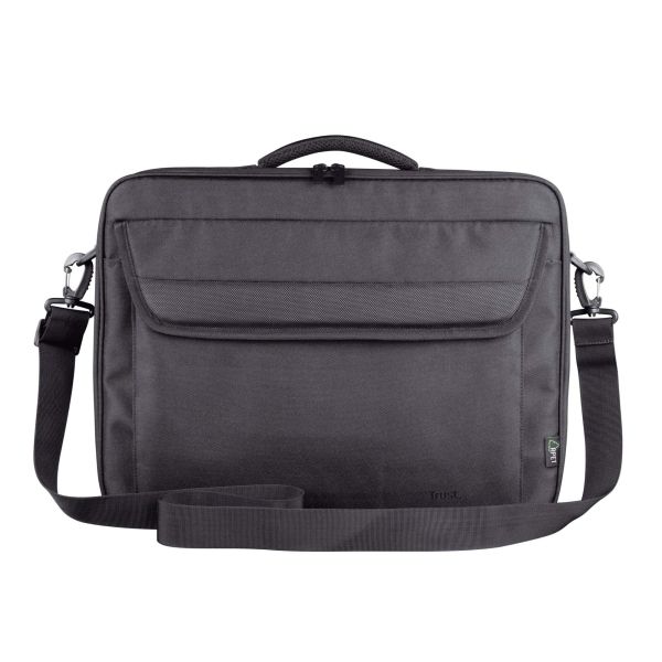 Trust Atlanta Laptop Tas 15,6 inch Eco - Laptop schoudertas – Voor laptops tot 15,6 inch – Gerecycled materiaal – Zwart (24189) Trust Atlanta Laptop Tas 15,6 inch Eco - Laptop schoudertas – Voor laptops tot 15,6 inch – Gerecycled materiaal – Zwart (24189)