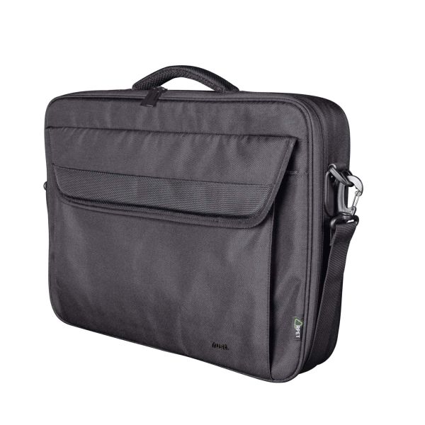 Trust Atlanta Laptop Tas 15,6 inch Eco - Laptop schoudertas – Voor laptops tot 15,6 inch – Gerecycled materiaal – Zwart (24189)