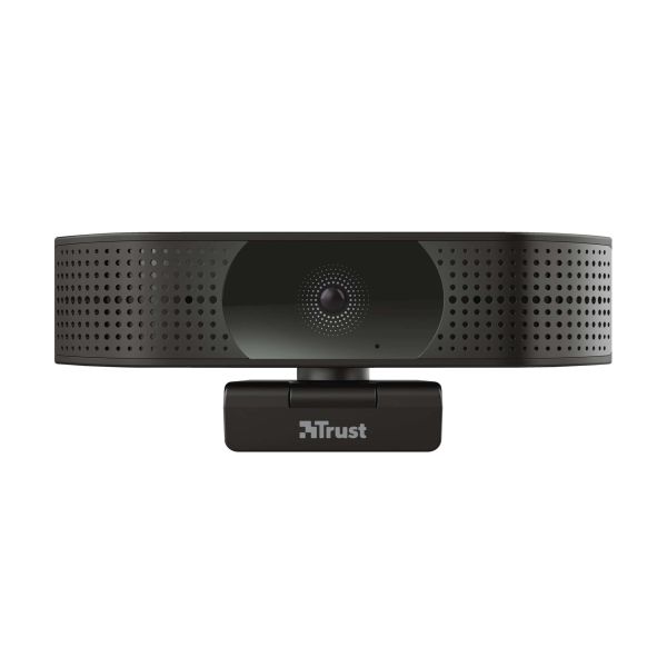 Trust Teza 4K Webcam - Ultra HD webcam – 3840 x 2160 resolutie – Dubbele microfoon – Zwart (24280) Trust Teza 4K Webcam - Ultra HD webcam – 3840 x 2160 resolutie – Dubbele microfoon – Zwart (24280)