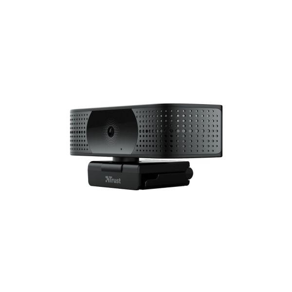 TRUST Teza 4K Ultra HD Streaming-Webcam, Autofokus, Dual-Mikrofon, Dreibeinstativ incl. (24280) (24280)
