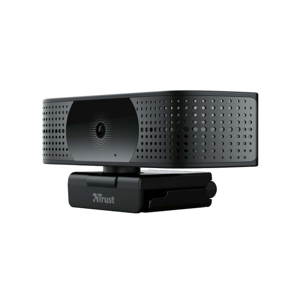 Trust Teza 4K Webcam - Ultra HD webcam – 3840 x 2160 resolutie – Dubbele microfoon – Zwart (24280) Trust Teza 4K Webcam - Ultra HD webcam – 3840 x 2160 resolutie – Dubbele microfoon – Zwart (24280)