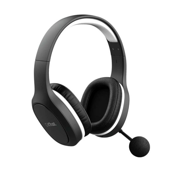 Trust GXT 391 Thian Headset Bedraad en draadloos Hoofdband Gamen USB Type-C Zwart, Wit (24502)