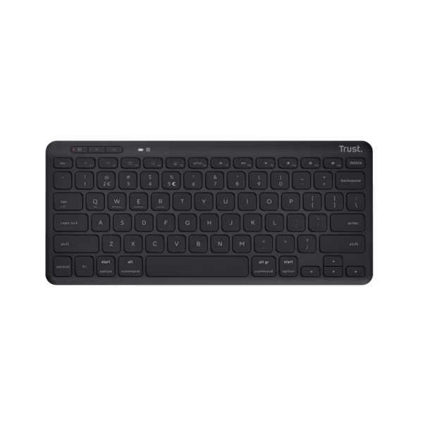 Trust Lyra toetsenbord RF-draadloos + Bluetooth QWERTY Amerikaans Engels Zwart (24707) Trust Lyra toetsenbord RF-draadloos + Bluetooth QWERTY Amerikaans Engels Zwart (24707)